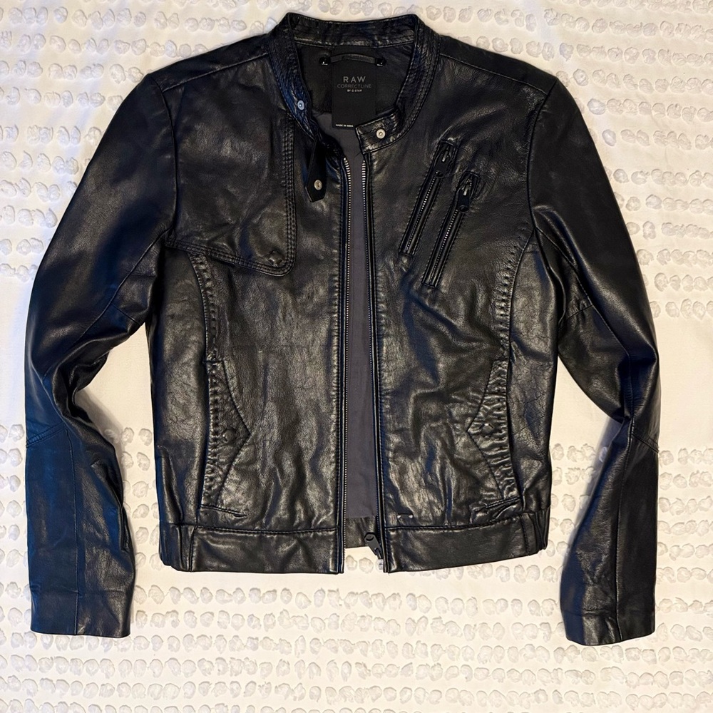 G-STAR leather jacket